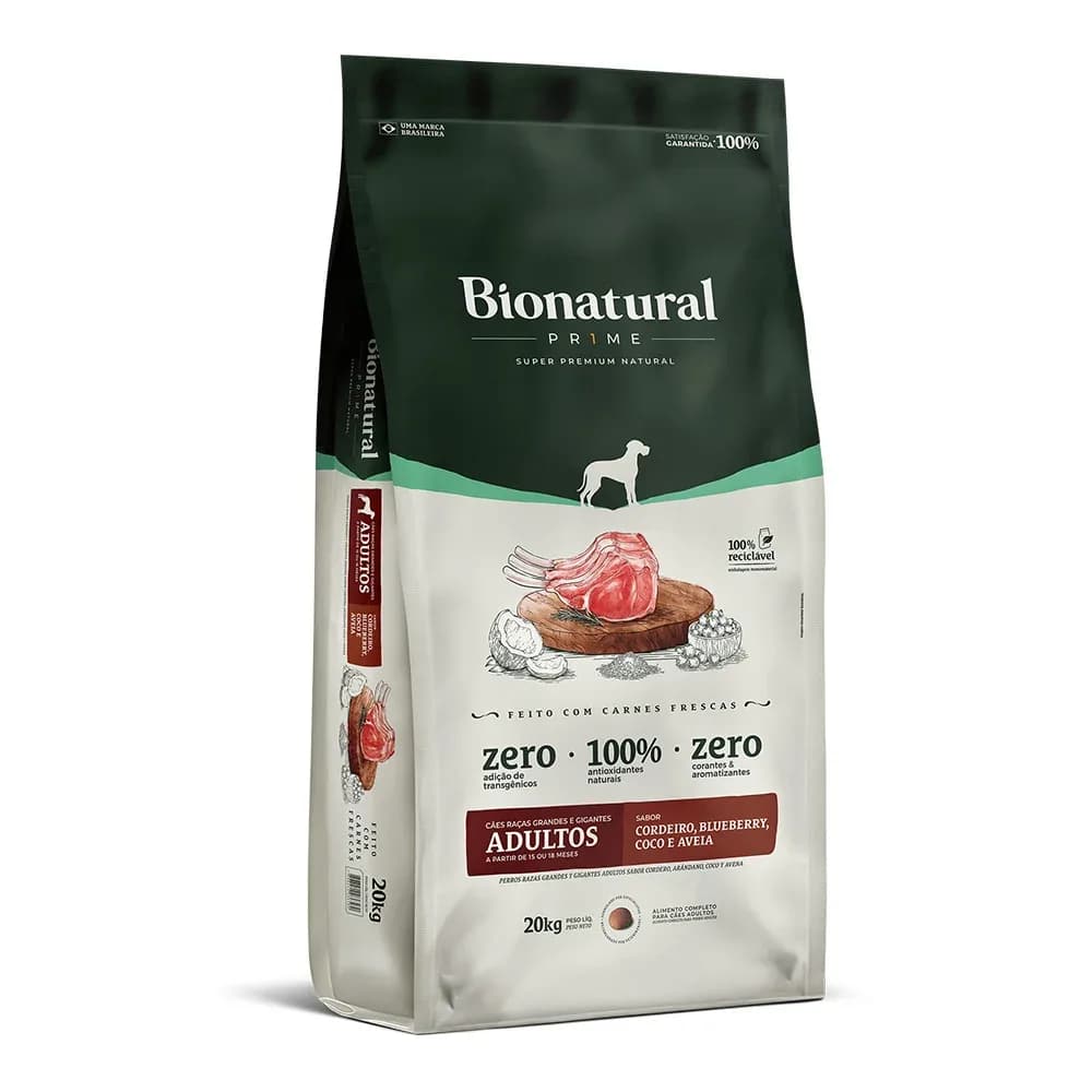 Alimento Bionatural Adulto Raza Grande - Gigante Sabor Cordero