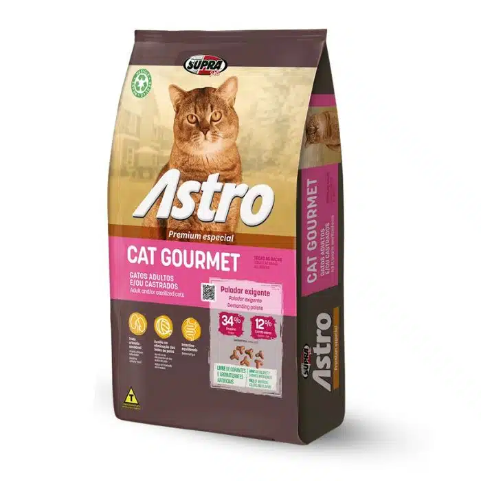 Alimento Seco Astro Gato Adulto Gourmet