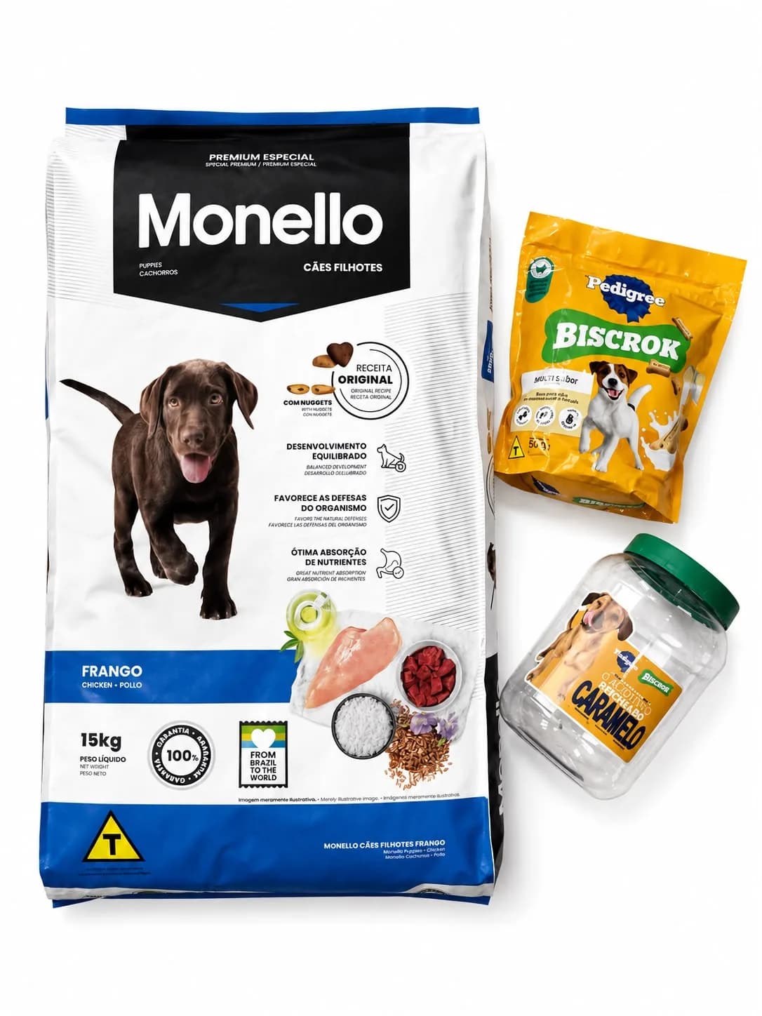 Alimento Monello Premium Especial Para Cachorros - Sabor Pollo